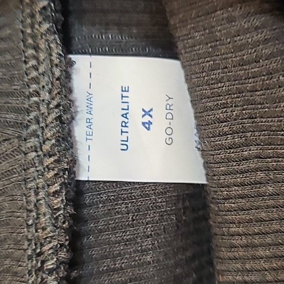 NWT Old Navy Black Ultralite Ribbed Long Sleeve Turtleneck Activewear Top 4X - Picture 2 of 3